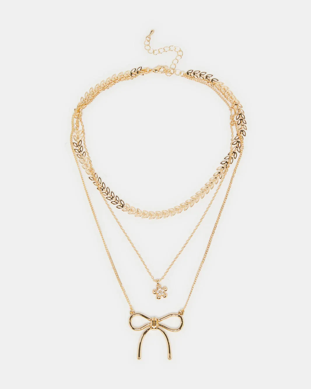 Women Gold Embellished Necklace sold by Redtag