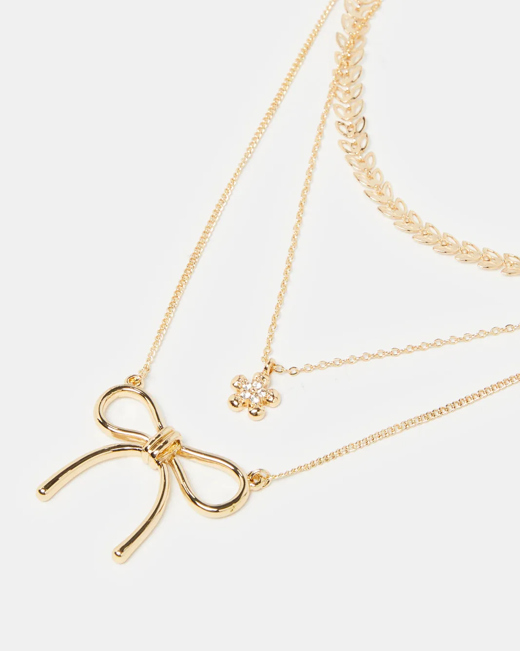 Women Gold Embellished Necklace sold by Redtag product image thumbnail 2