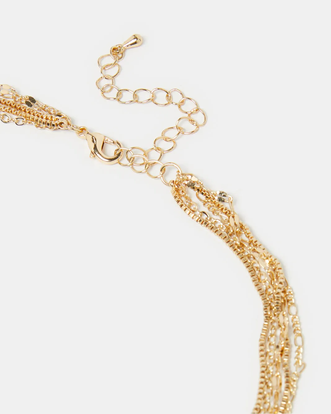 Women Gold Embellished Necklace sold by Redtag product image thumbnail 3