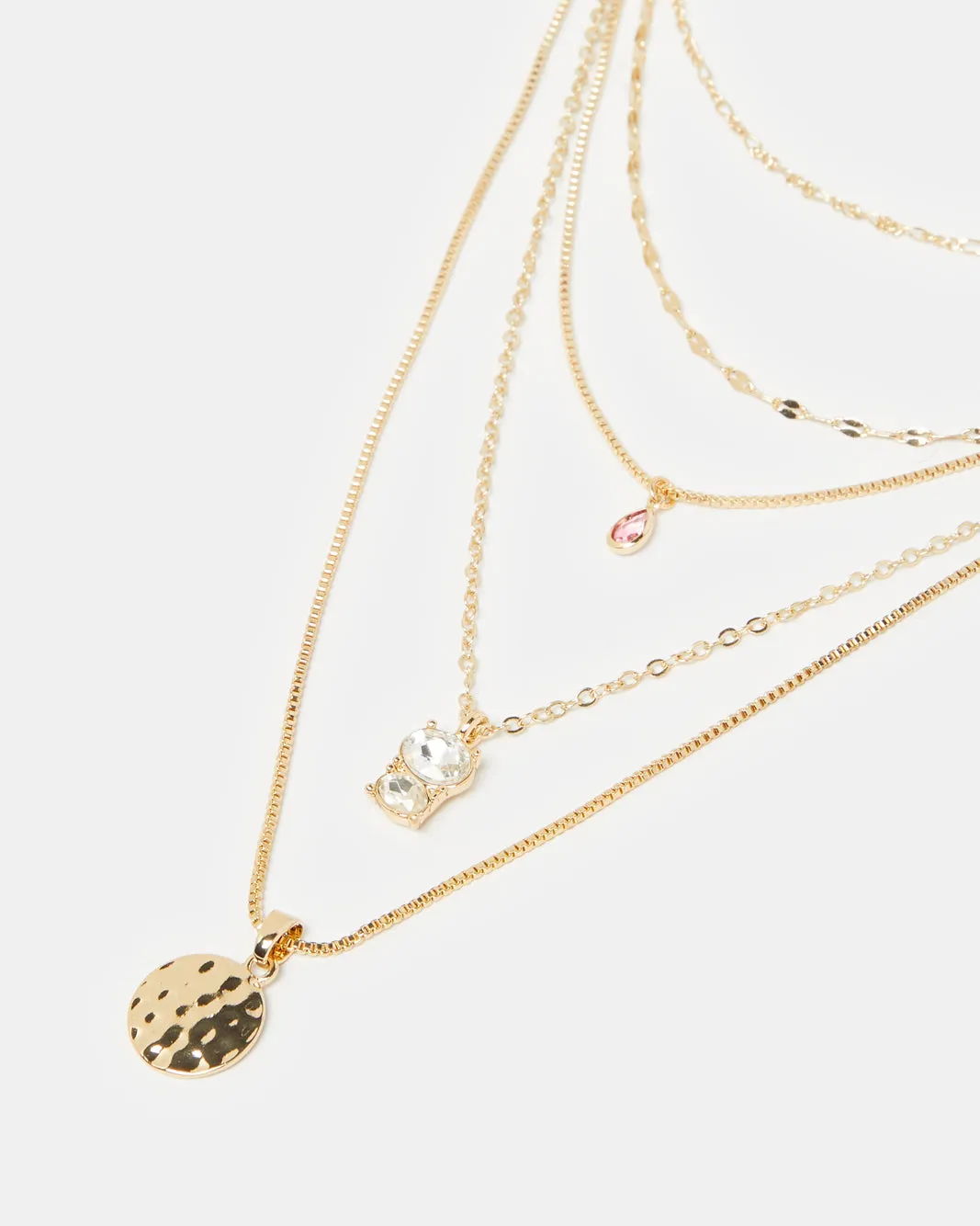 Women Gold Embellished Necklace sold by Redtag product image thumbnail 2