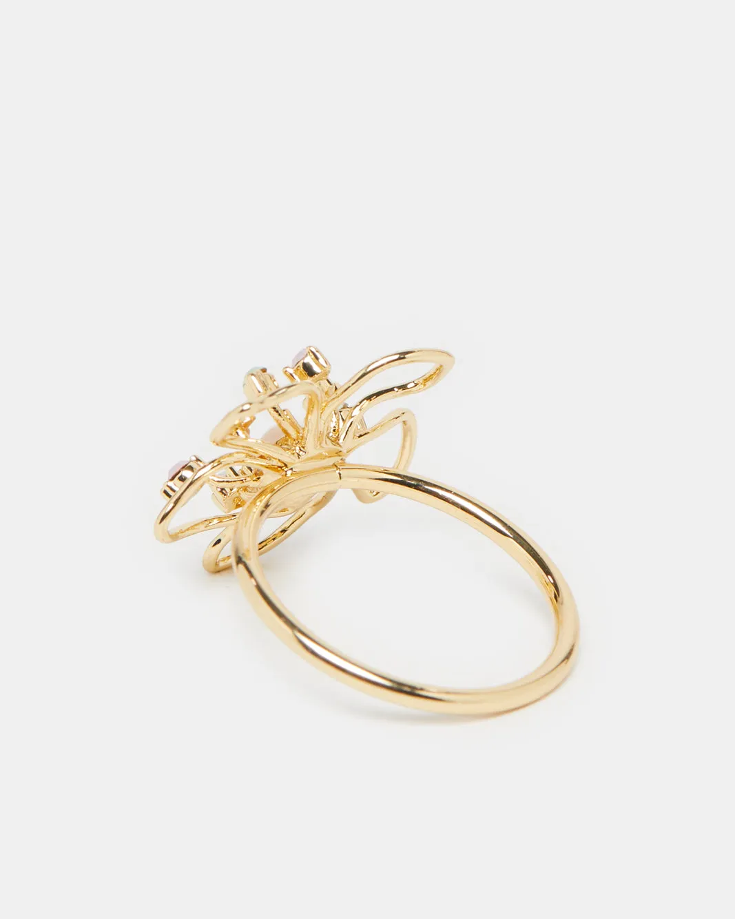 Women Gold Embellished Ring sold by Redtag product image thumbnail 3