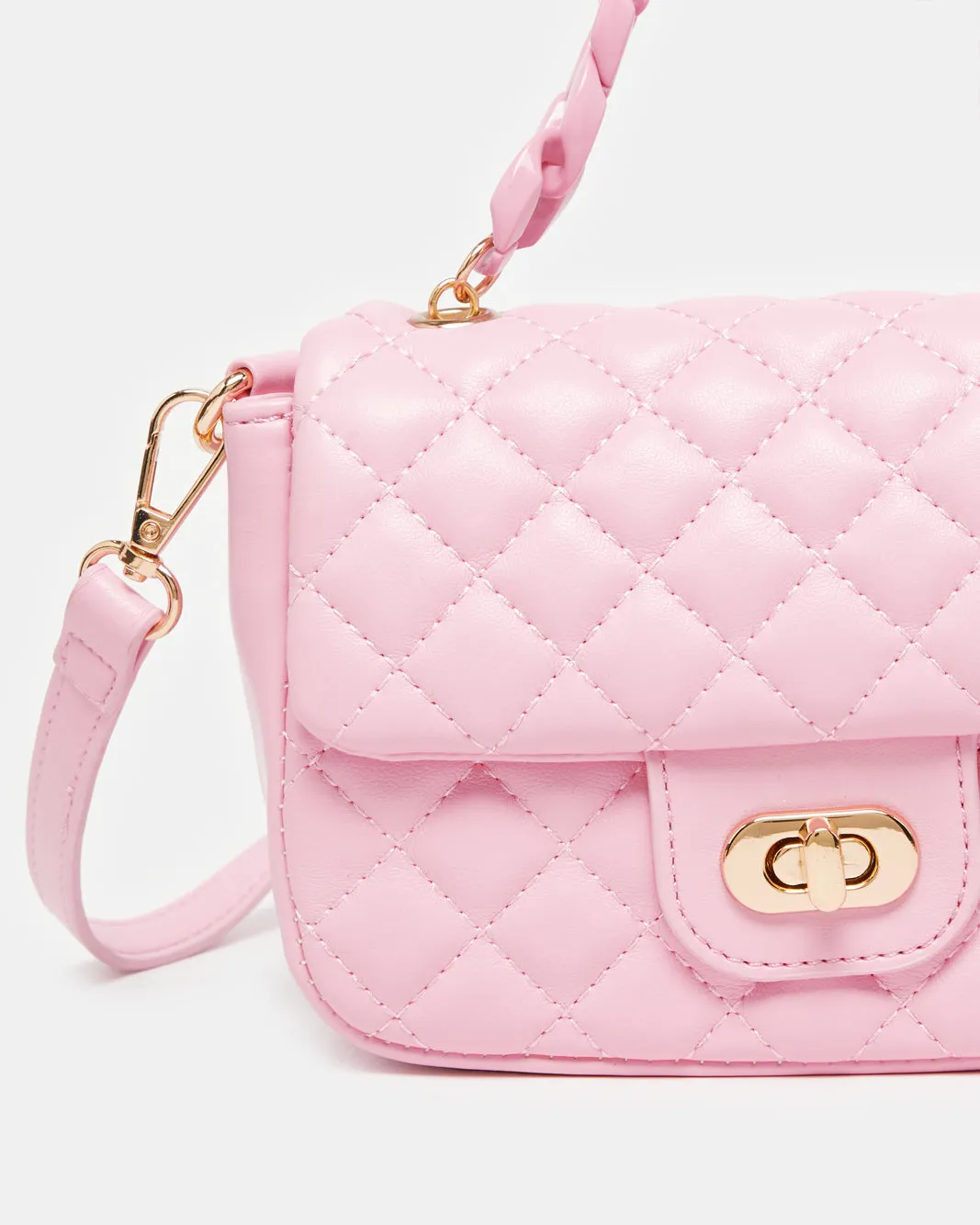 Girls Pink Embellished Crossbody Bag sold by Redtag product image thumbnail 3