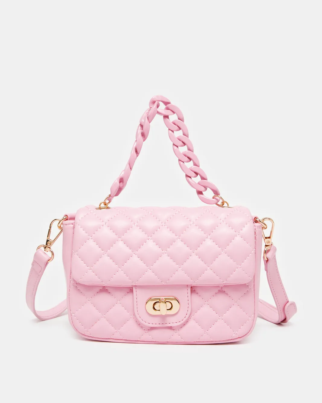 Girls Pink Embellished Crossbody Bag sold by Redtag