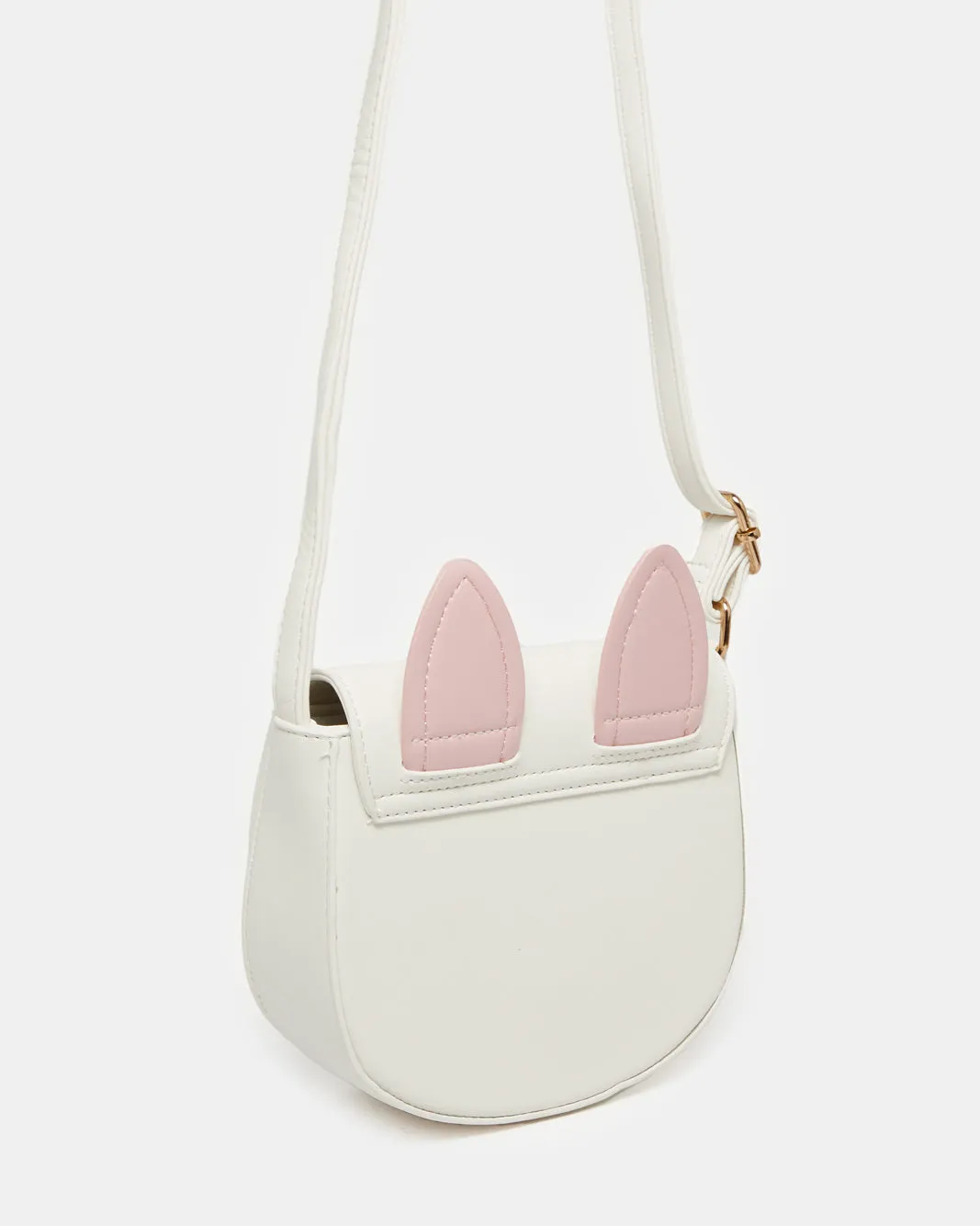 Girls White And Pink Embellished Crossbody Bag sold by Redtag product image thumbnail 3