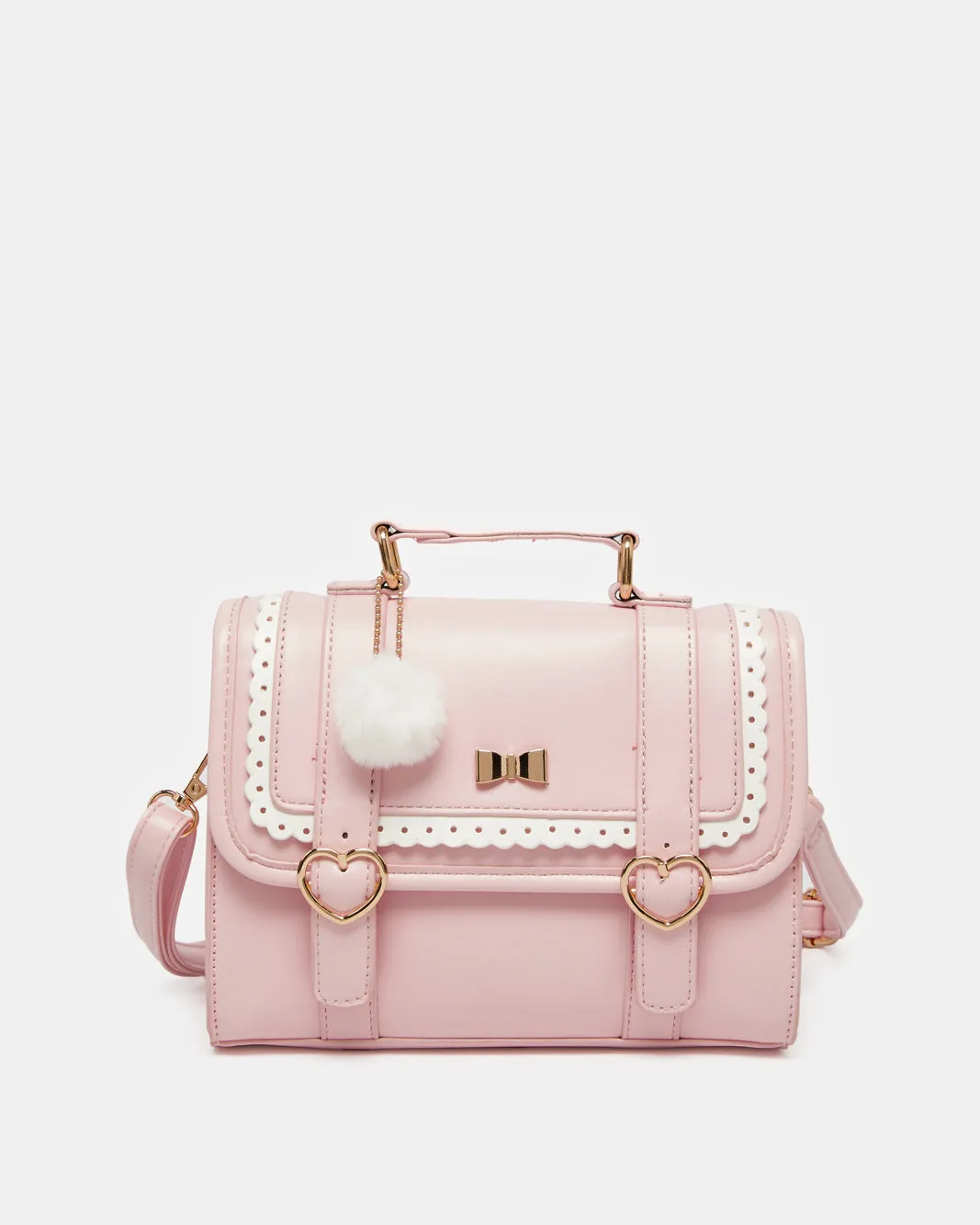 Girls Pink Embellished Crossbody Bag sold by Redtag