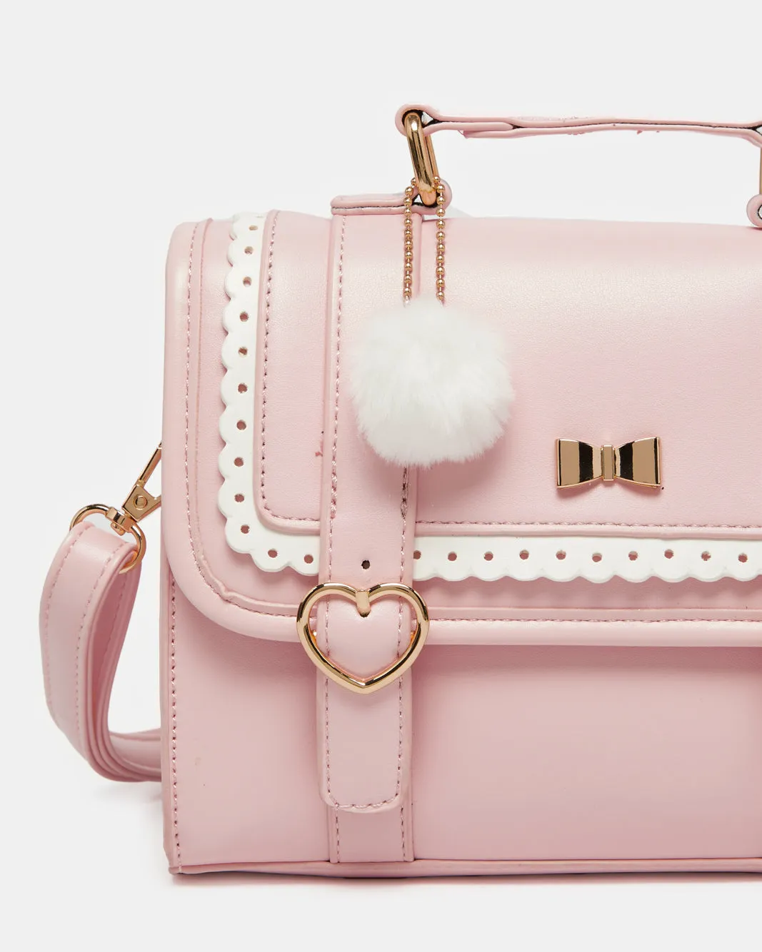 Girls Pink Embellished Crossbody Bag sold by Redtag product image thumbnail 3