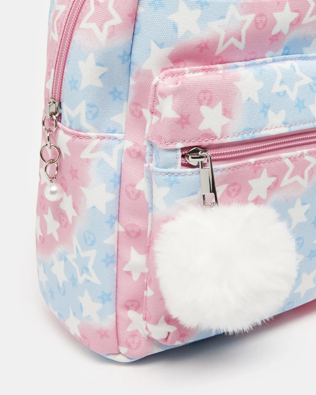 Girls Pink And Blue Printed Backpack sold by Redtag product image thumbnail 3