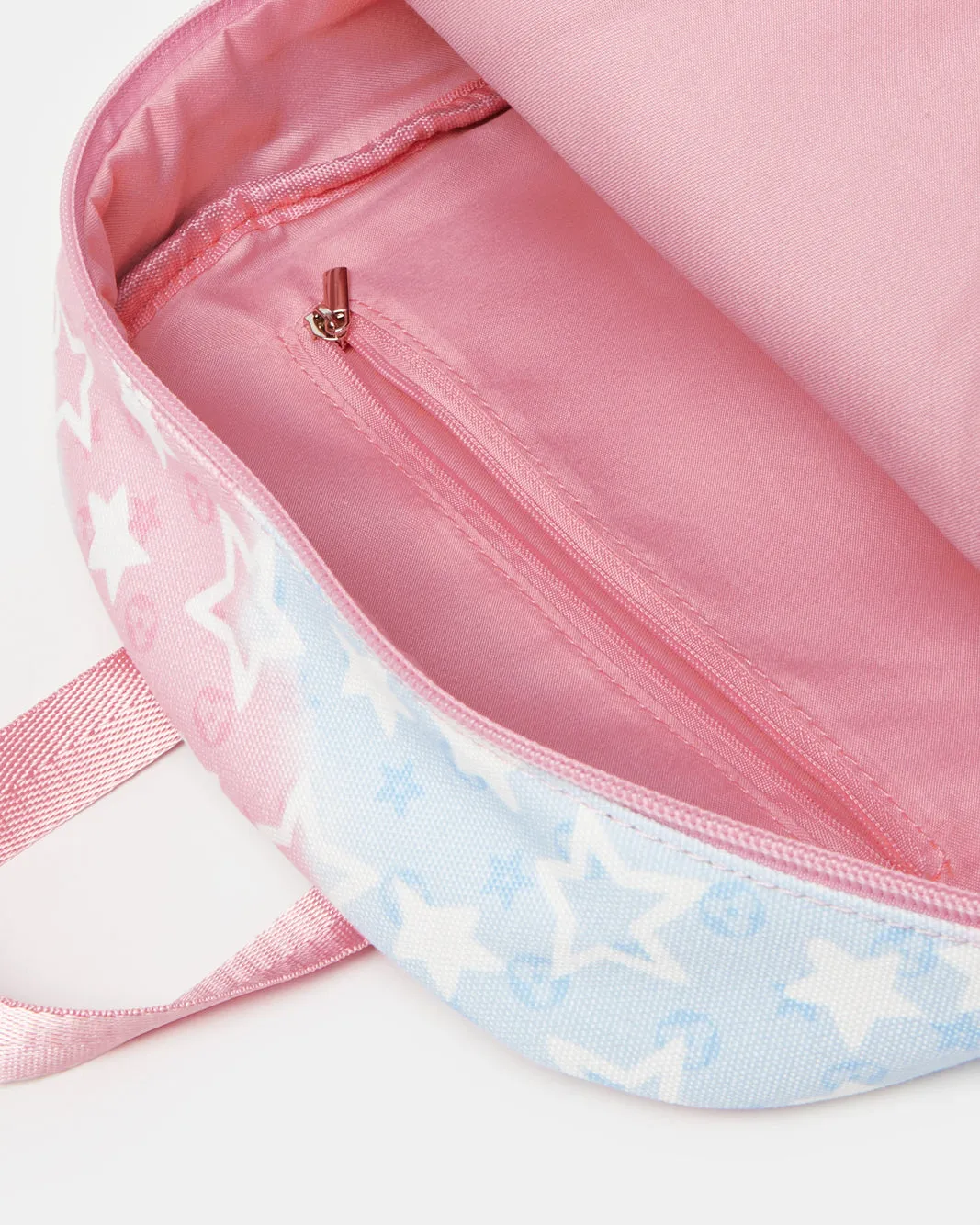 Girls Pink And Blue Printed Backpack sold by Redtag product image thumbnail 4