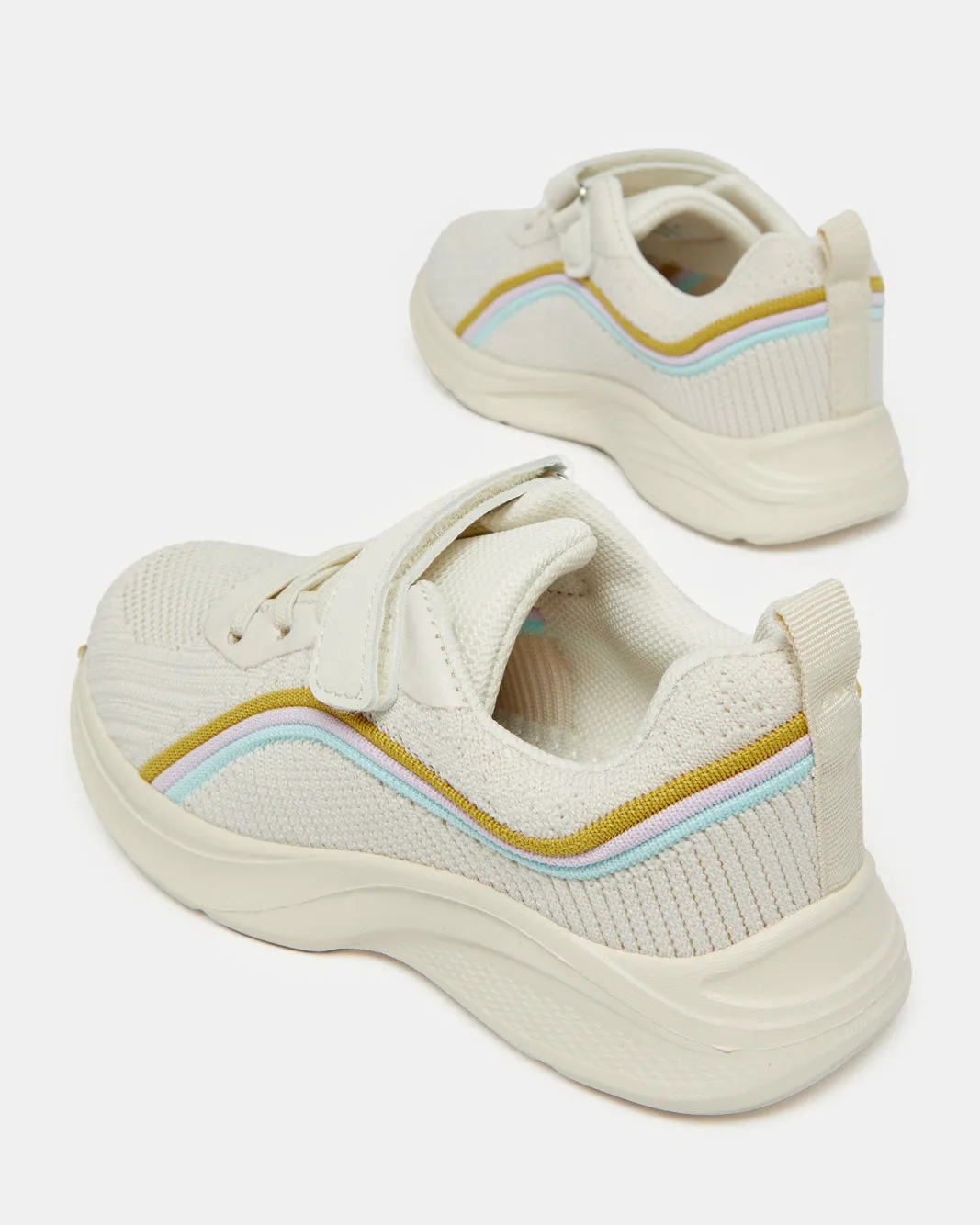 Girls Beige Mesh Trainer sold by Redtag product image thumbnail 4