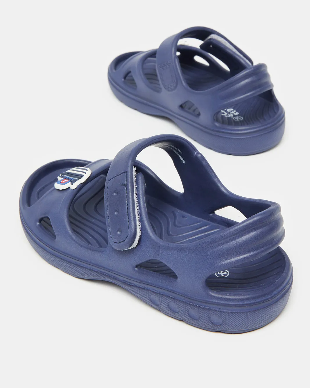 Boys Navy Moulded Slide sold by Redtag product image thumbnail 4