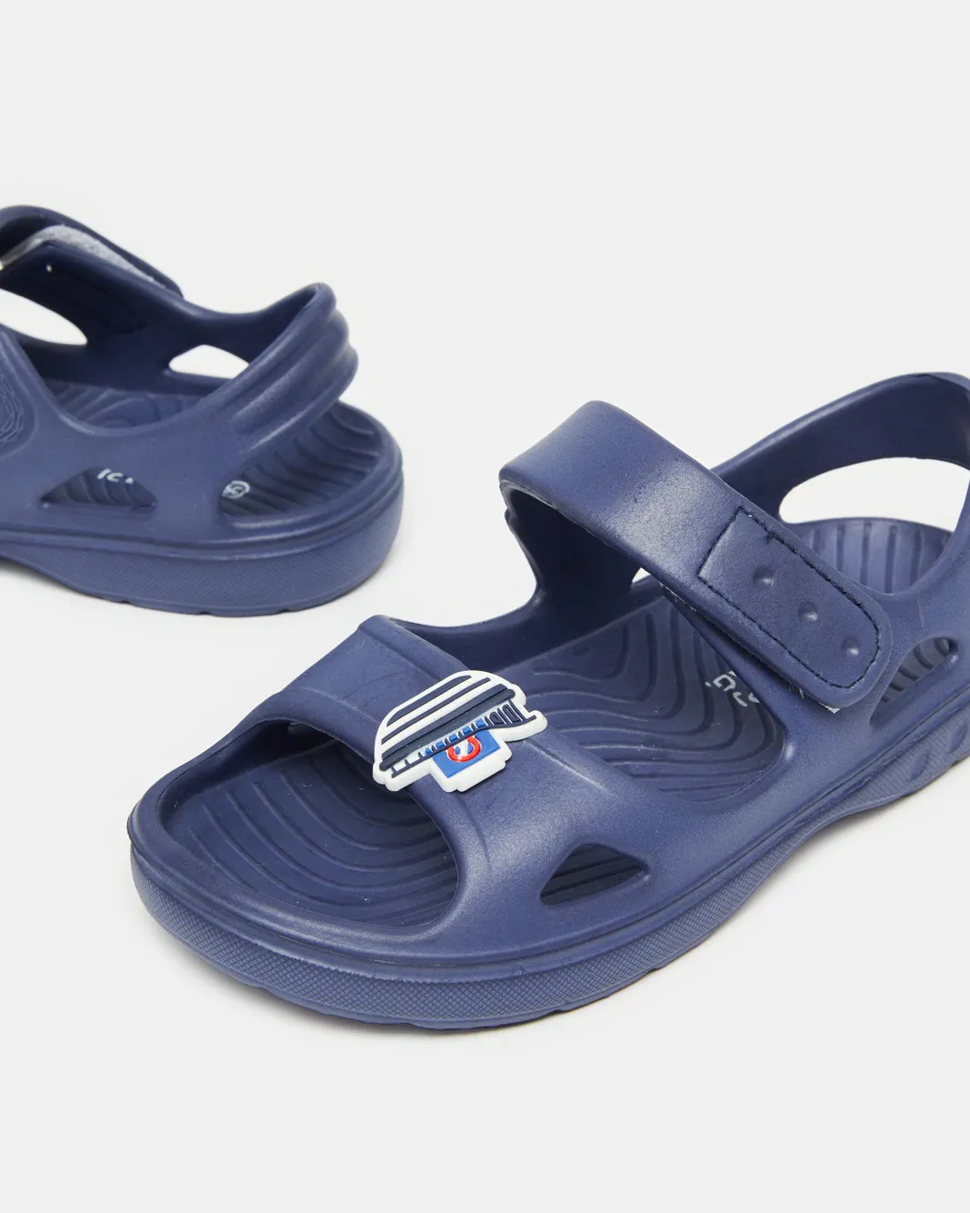 Boys Navy Moulded Slide sold by Redtag product image thumbnail 3