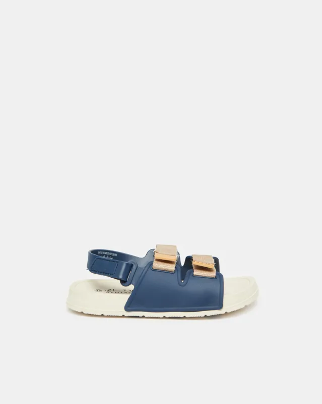 Boys Navy Velcro Moulded Slide sold by Redtag