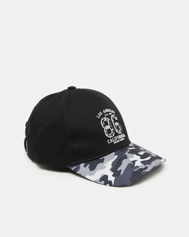 Boys Black  Embellished Cap sold by Redtag