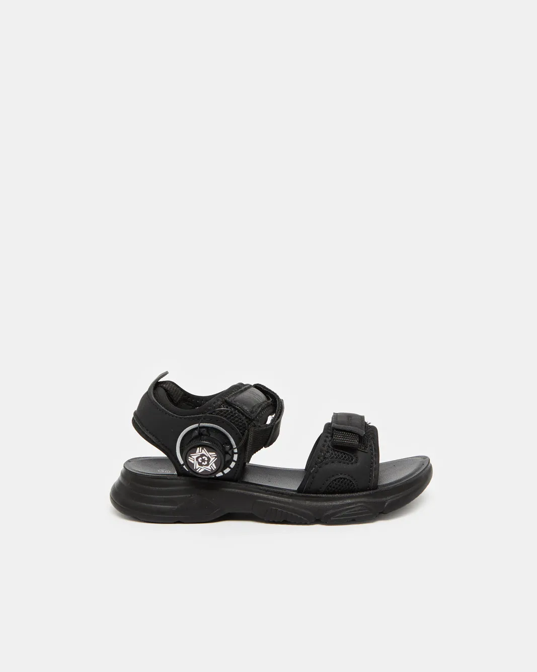 Boys Black Sport Sandals sold by Redtag