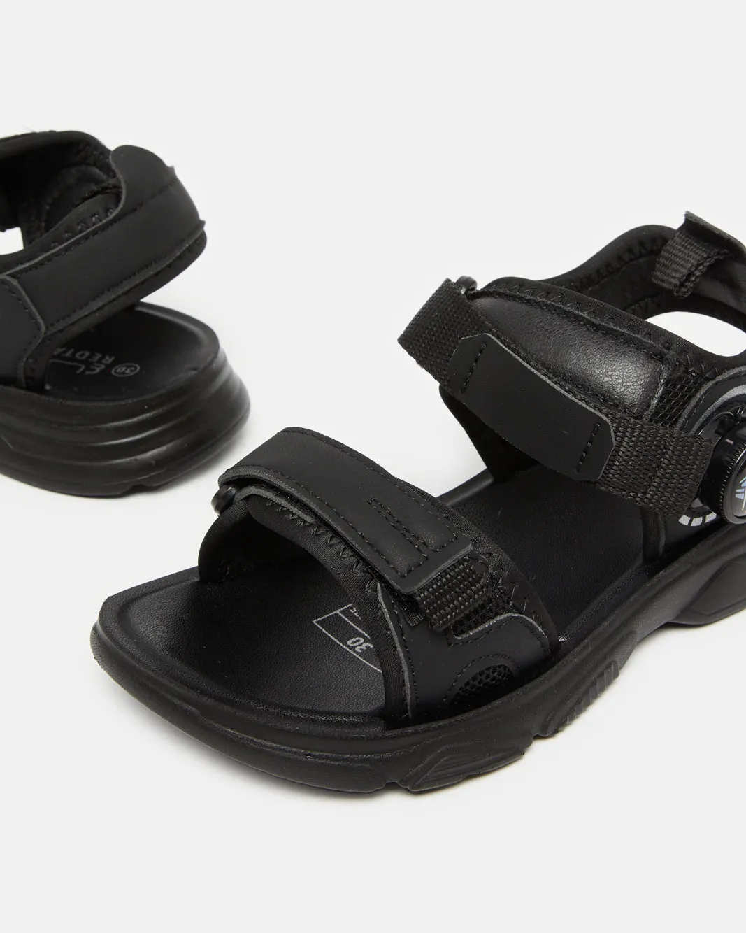 Boys Black Sport Sandals sold by Redtag product image thumbnail 3