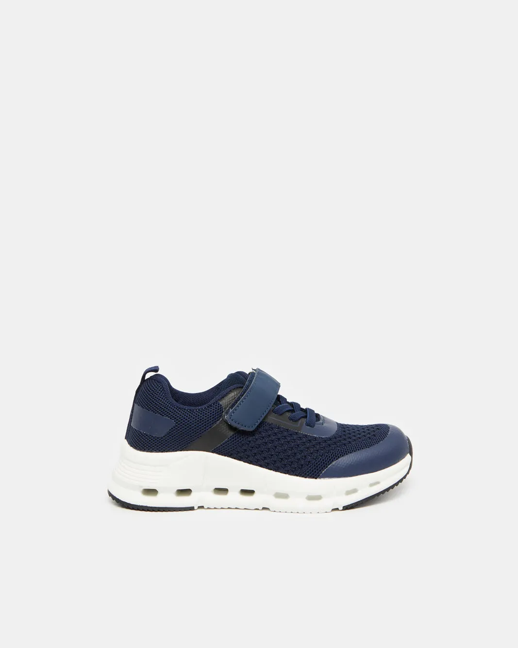 Boys Navy Textured Sneakers sold by Redtag