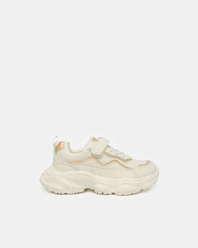 Girls Beige Multi Piece Trainer sold by Redtag