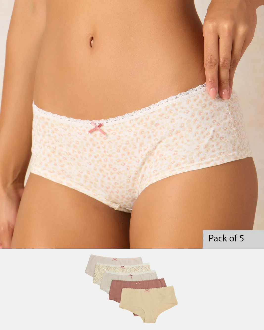 Women Boyleg Brief Set (Pack of 5) sold by Redtag