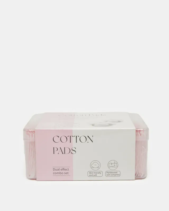 White And Pink Boxed Thin Cotton Pads (360 Piece) sold by Redtag