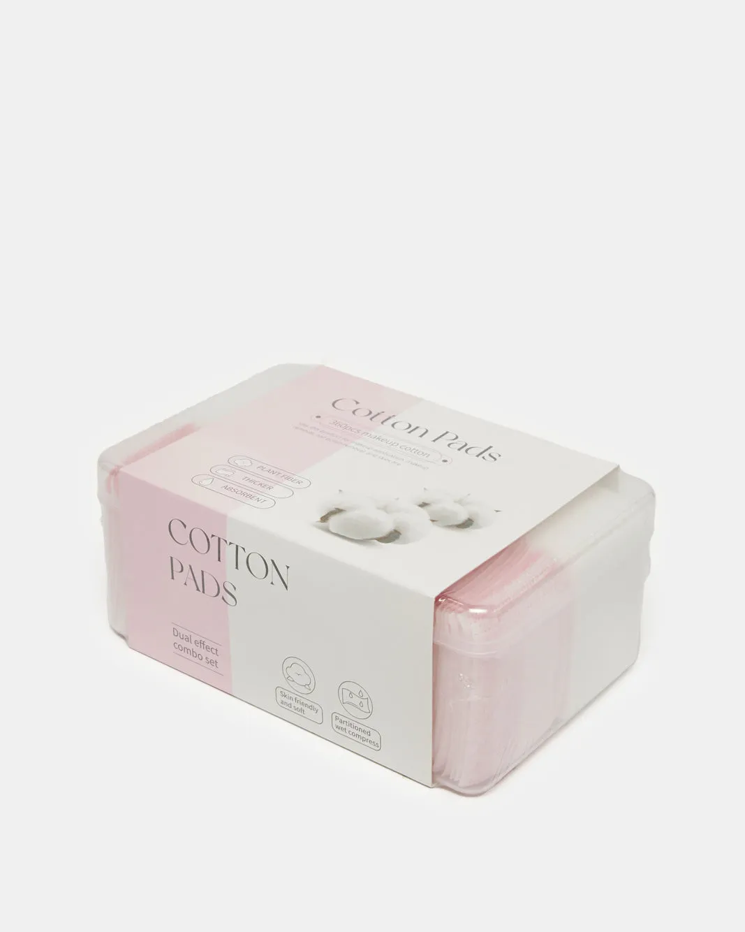 White And Pink Boxed Thin Cotton Pads (360 Piece) sold by Redtag product image thumbnail 2