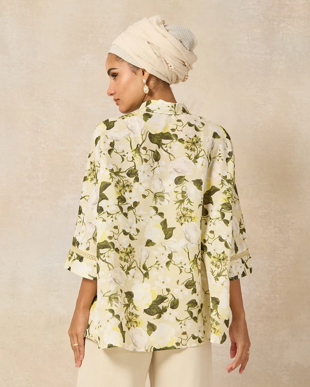 Women Yellow Printed Shirt sold by Redtag product image thumbnail 3