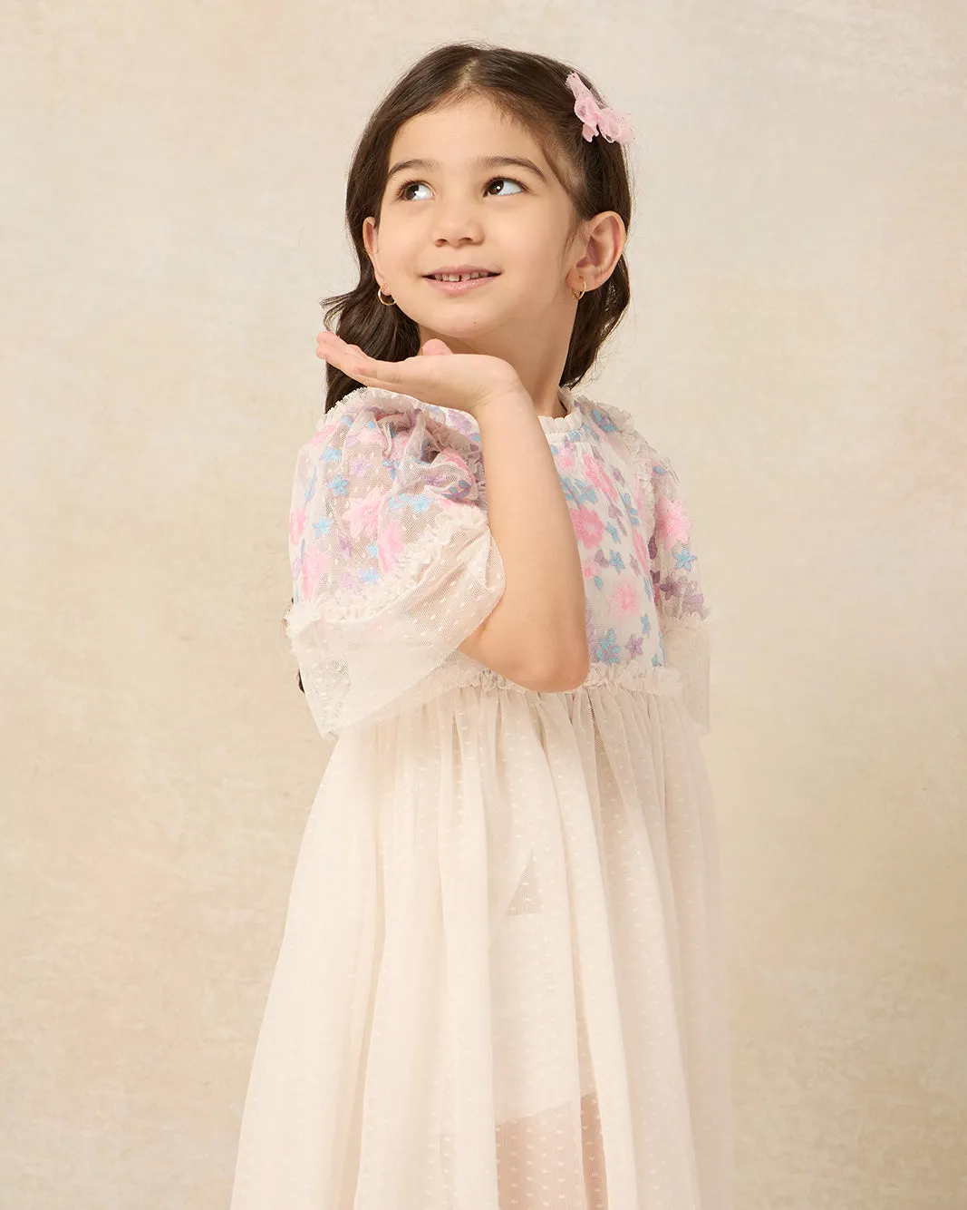 Girls Pink Embellished Dress sold by Redtag product image thumbnail 2