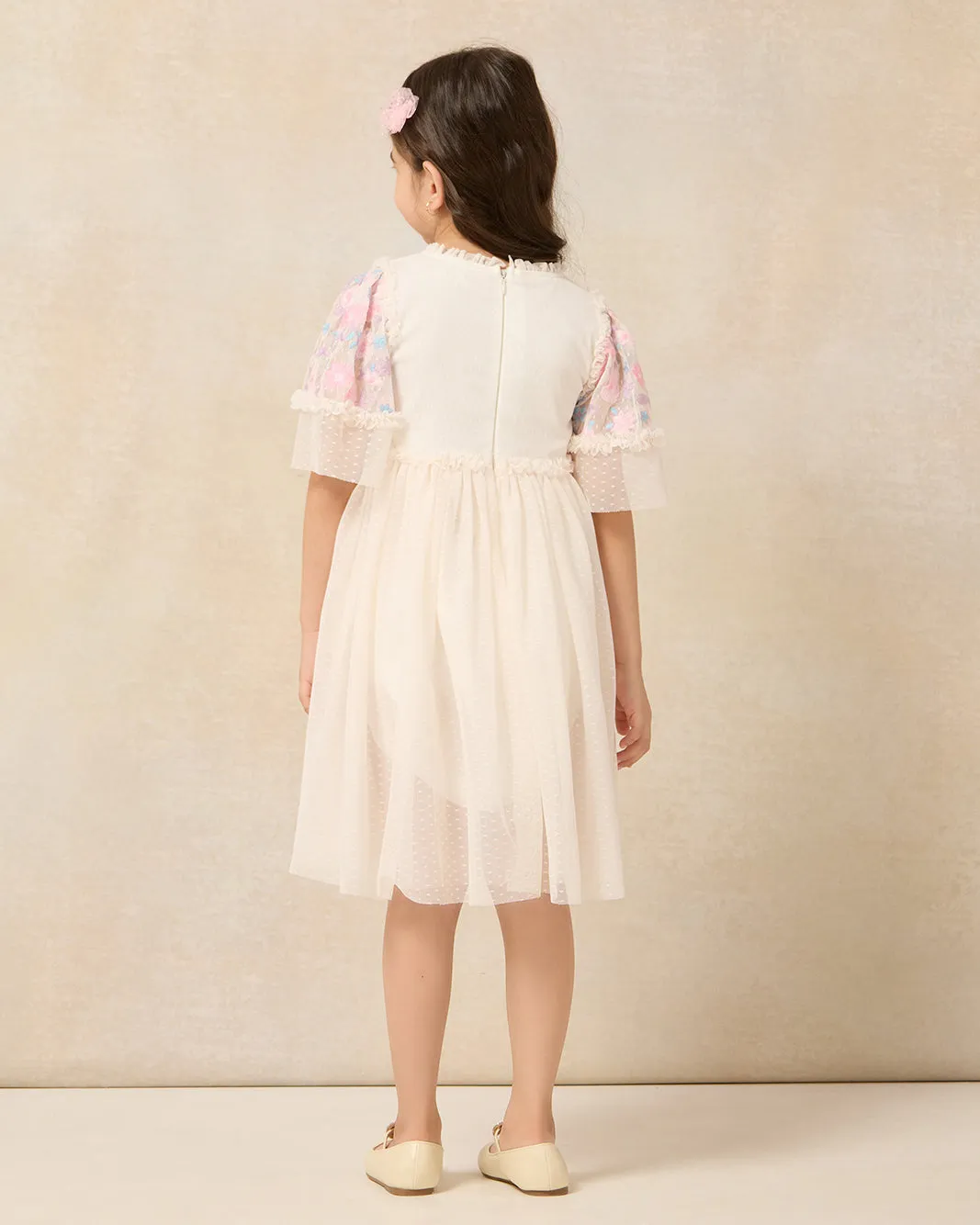 Girls Pink Embellished Dress sold by Redtag product image thumbnail 3