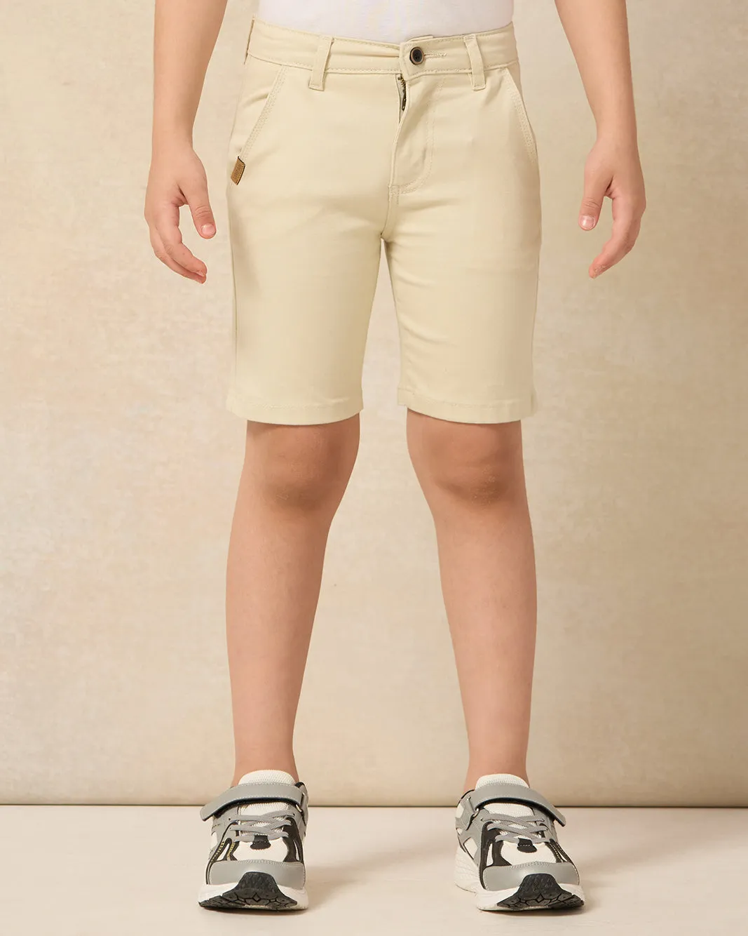 Boys Beige Chino Sorts sold by Redtag