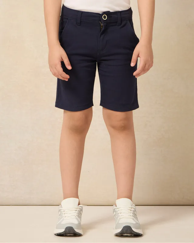 Boys Navy Chino Sorts sold by Redtag