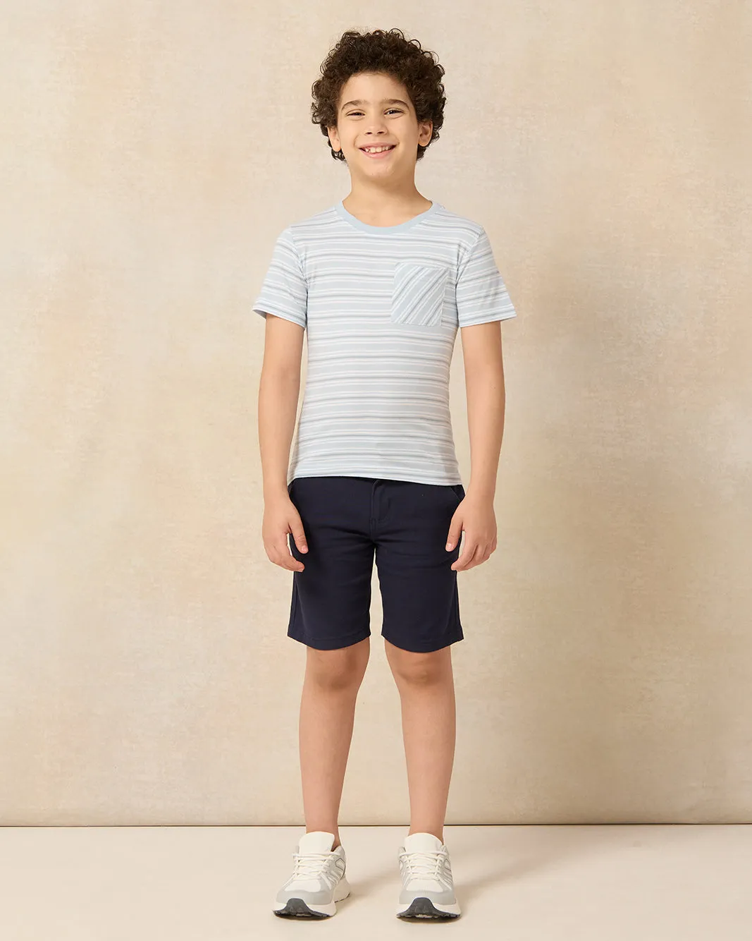 Boys Navy Chino Sorts sold by Redtag product image thumbnail 2