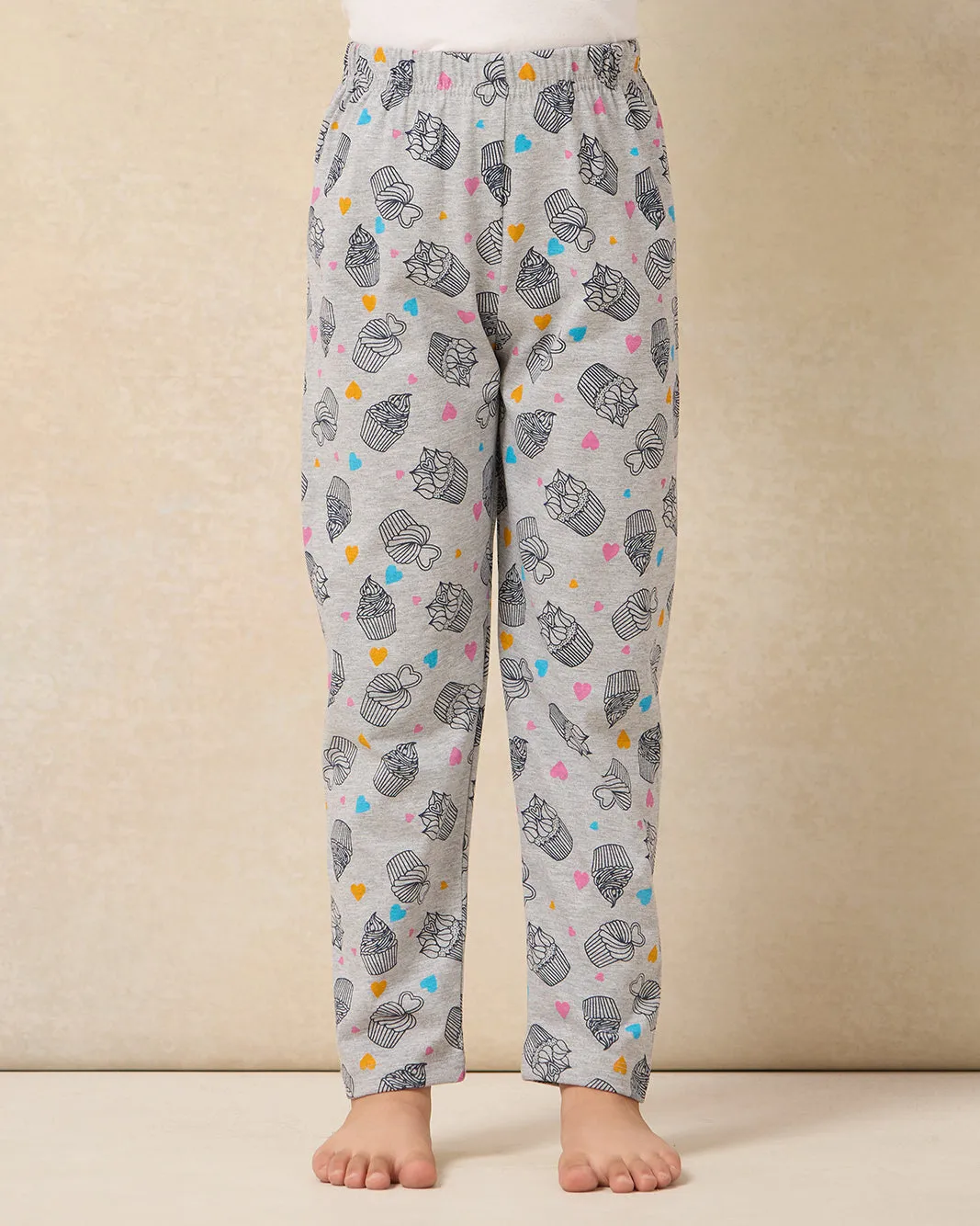 Girls Navy And Grey Printed Pyjama Set (2 Piece) sold by Redtag product image thumbnail 3