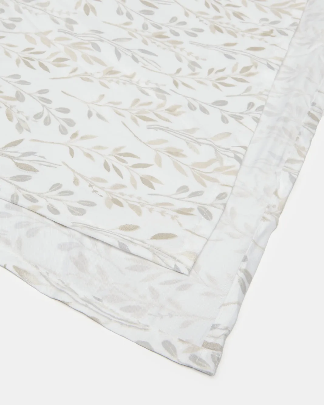 Grey Leaves Printed 2 Piece Flat Sheet (Single Size) sold by Redtag product image thumbnail 5