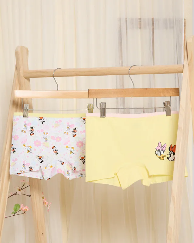 Senior Girls Yellow And White Boxer Brief Set (Pack Of 2) sold by Redtag