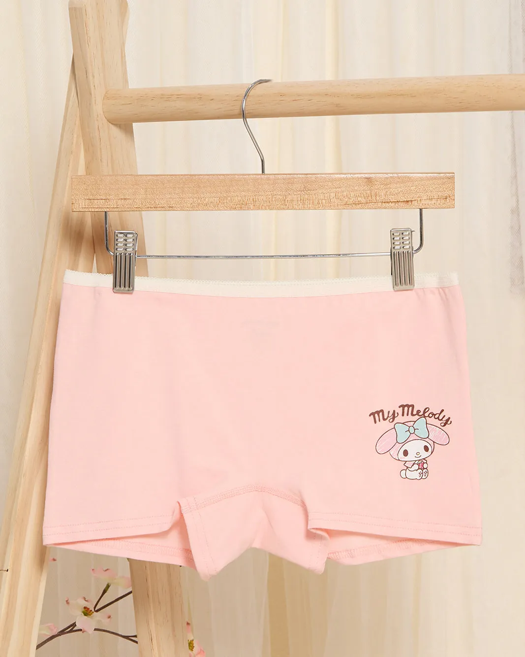 Senior Girls Pink And White Boxer Brief Set (Pack Of 2) sold by Redtag product image thumbnail 2