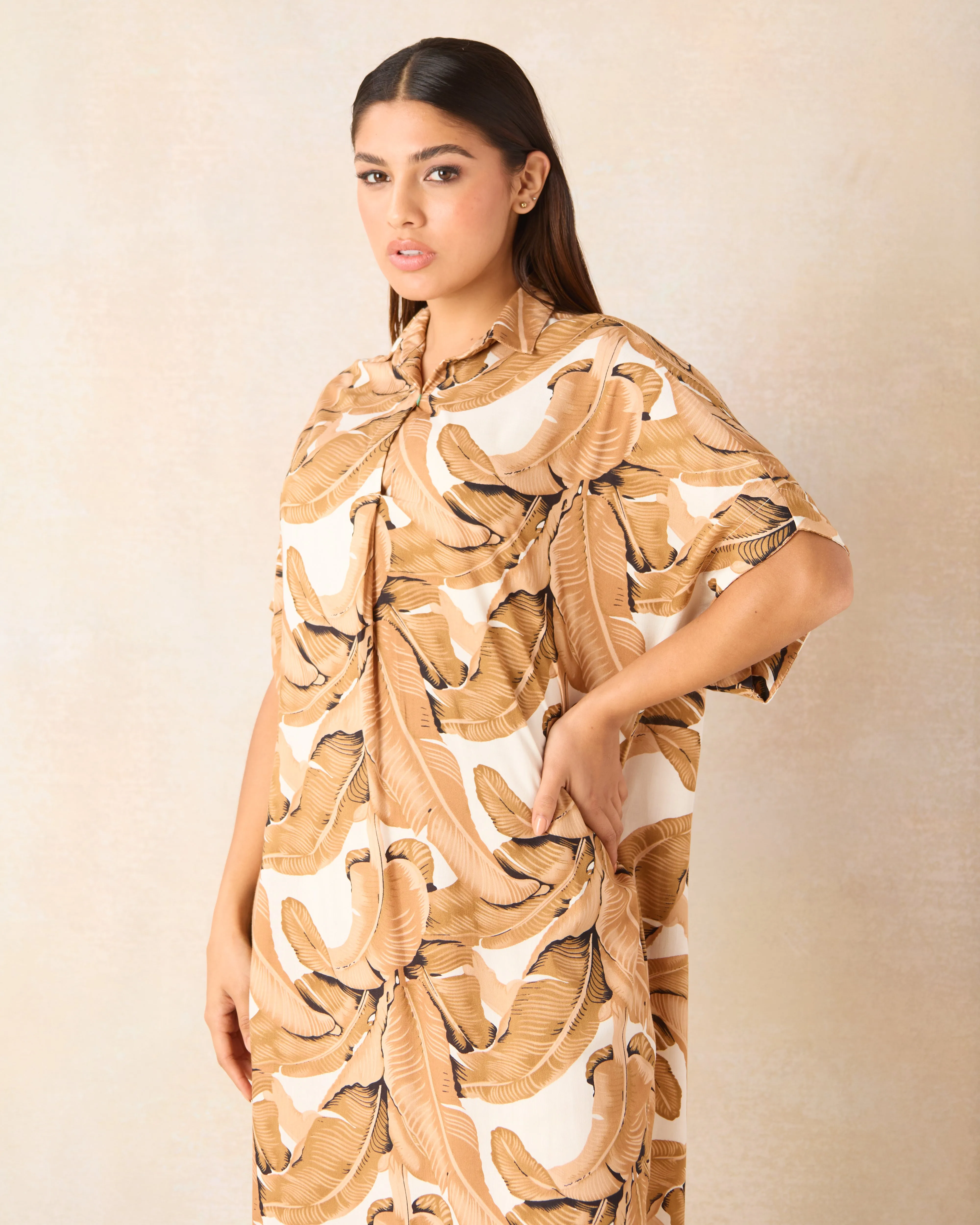 Women Brown Printed Nightgown sold by Redtag product image thumbnail 3
