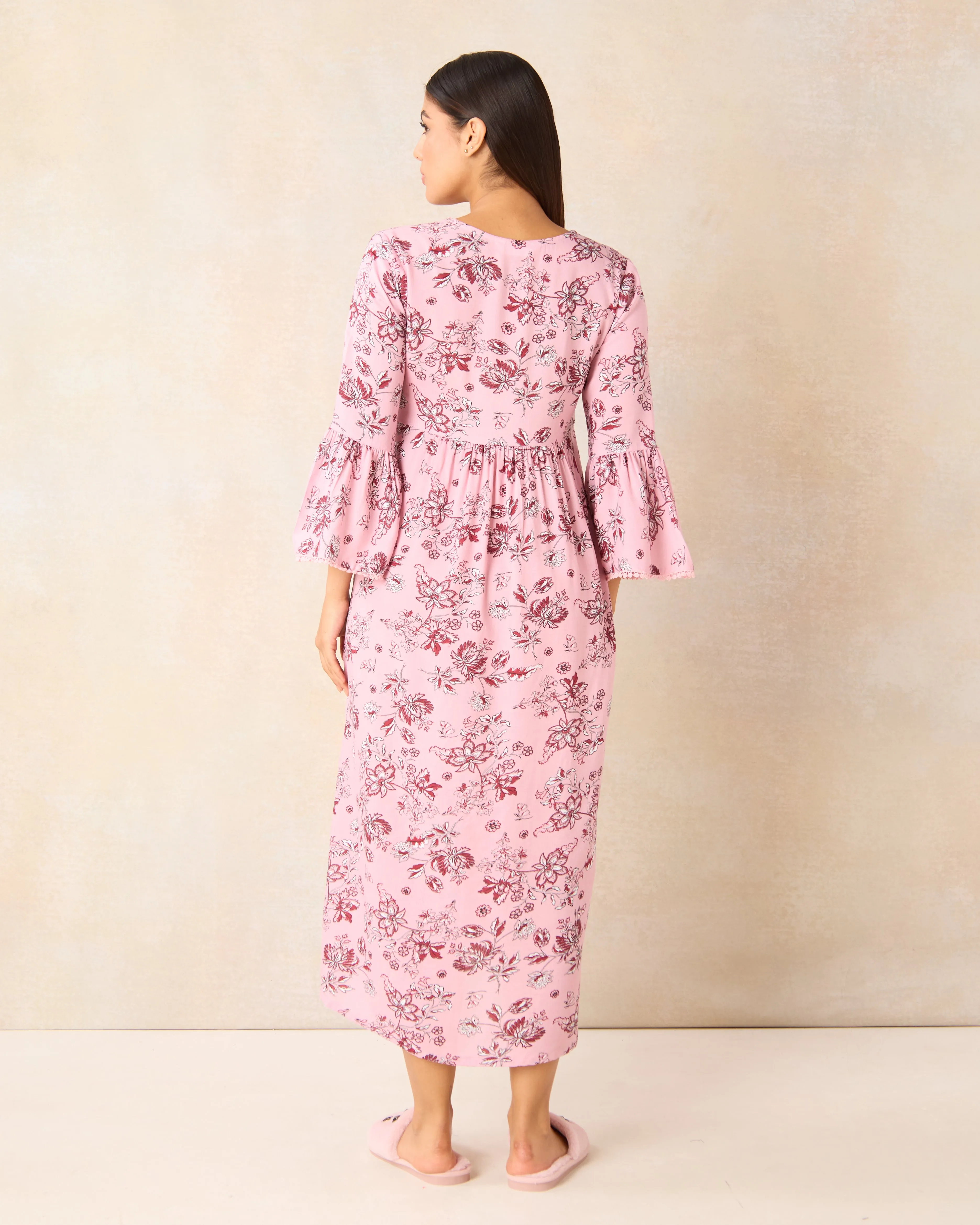 Women Pink Printed Nightgown sold by Redtag product image thumbnail 3