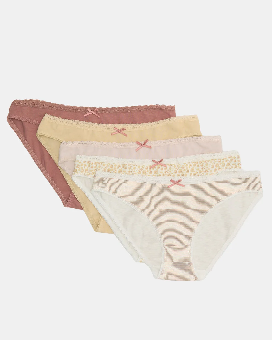 Women Assorted Printed Bikini Brief Set (Pack of 5) sold by Redtag product image thumbnail 5