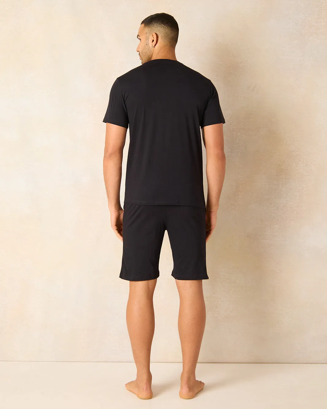 Men Black Printed Pyjama Set (2 Piece) sold by Redtag product image thumbnail 4