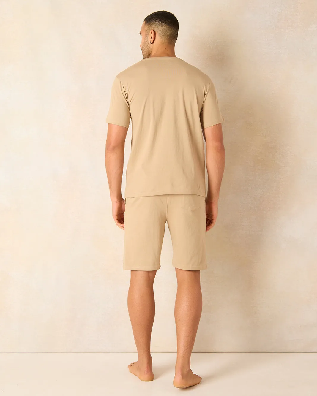 Men Beige Printed Pyjama Set (2 Piece) sold by Redtag product image thumbnail 4