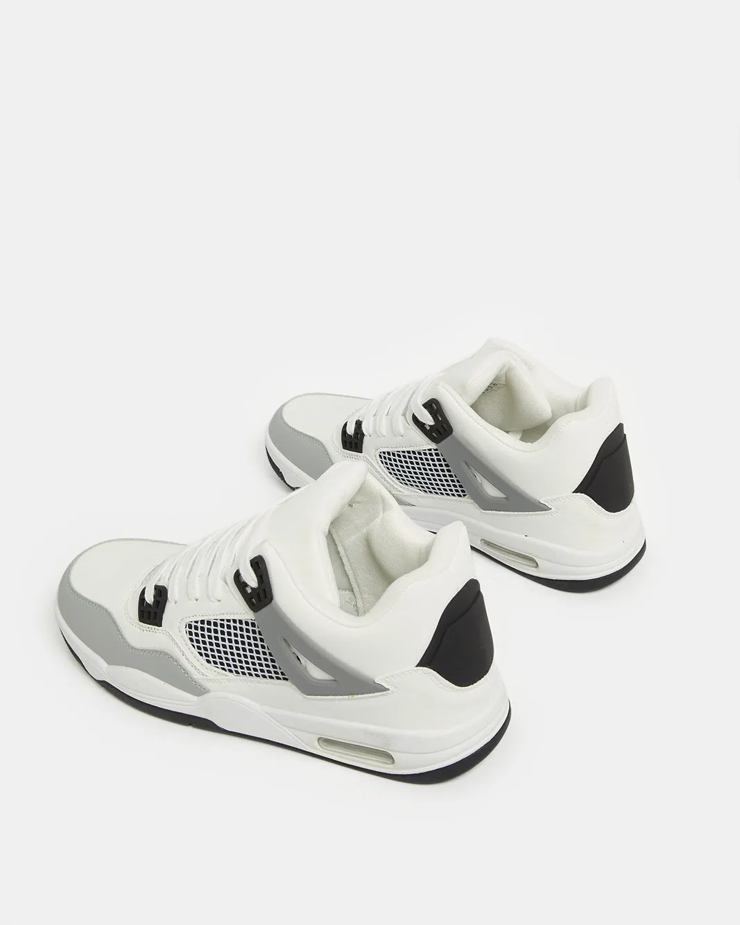 Men White Material Block Sneakers sold by Redtag product image thumbnail 4