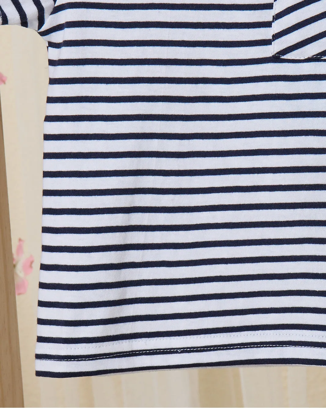 Infant Boys White And Navy Striped T-Shirt sold by Redtag product image thumbnail 3