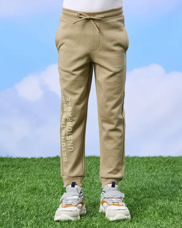 Boys Green Printed Jogger sold by Redtag