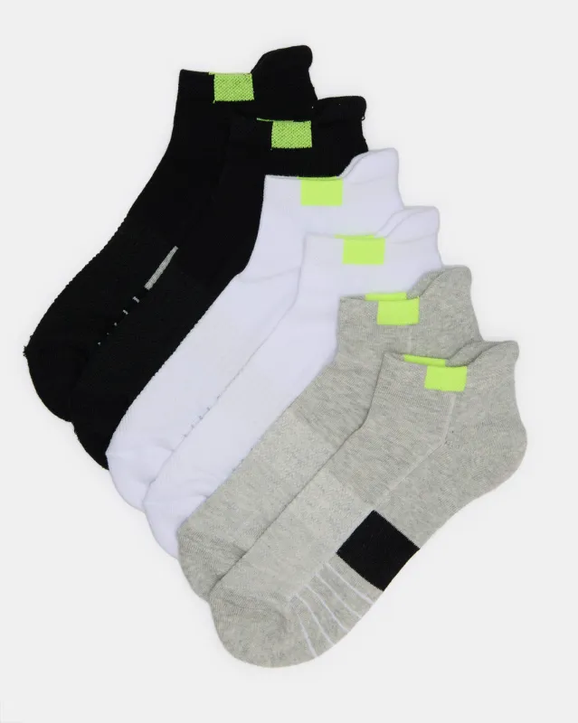 Men Assorted Ankle Length Socks (3 Pairs) sold by Redtag
