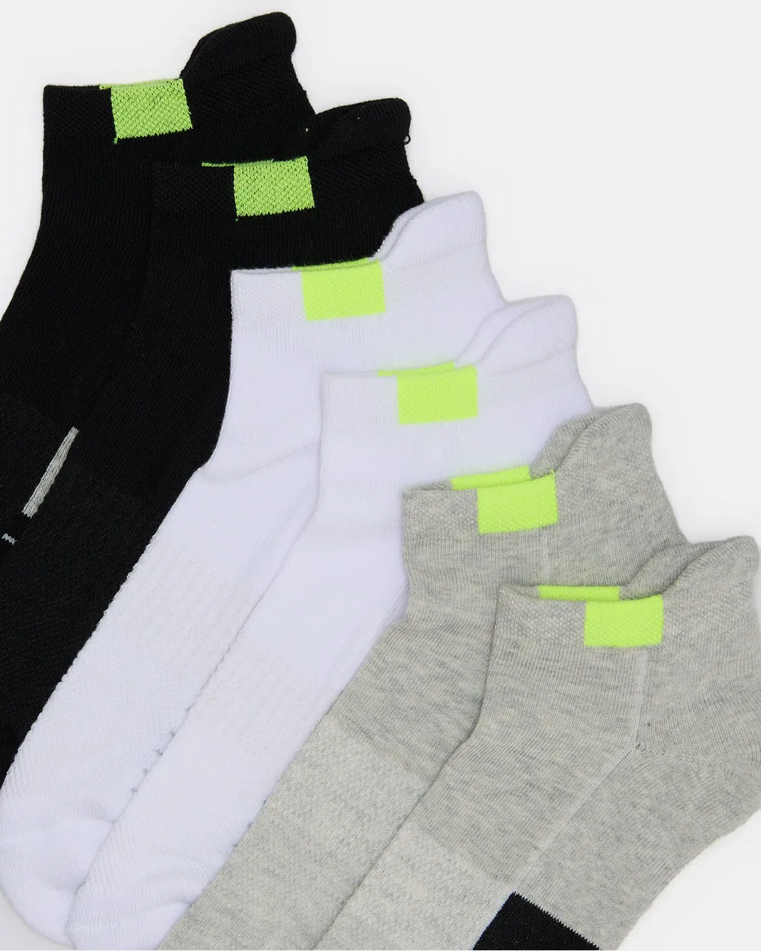 Men Assorted Ankle Length Socks (3 Pairs) sold by Redtag product image thumbnail 2