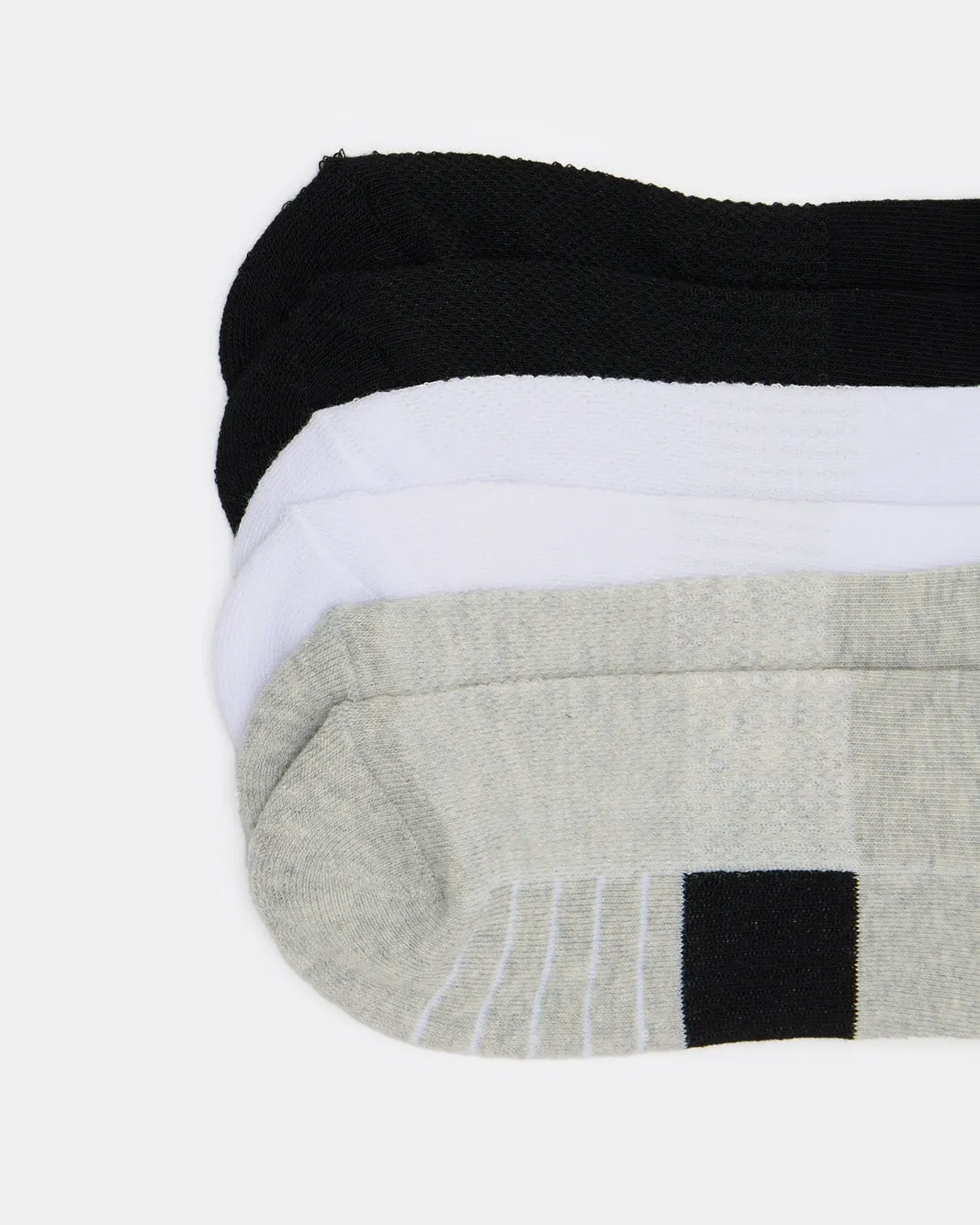 Men Assorted Ankle Length Socks (3 Pairs) sold by Redtag product image thumbnail 3