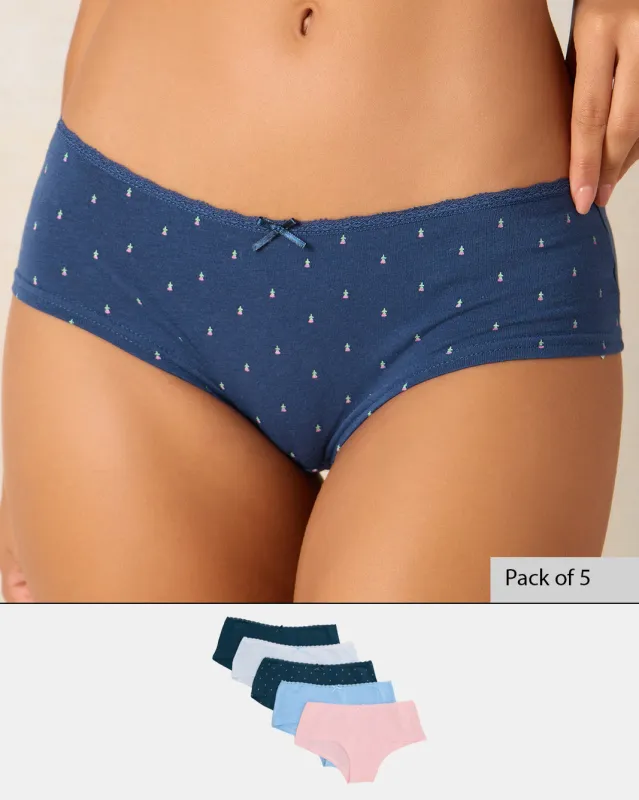 Women Boyleg Brief Set (Pack of 5) sold by Redtag