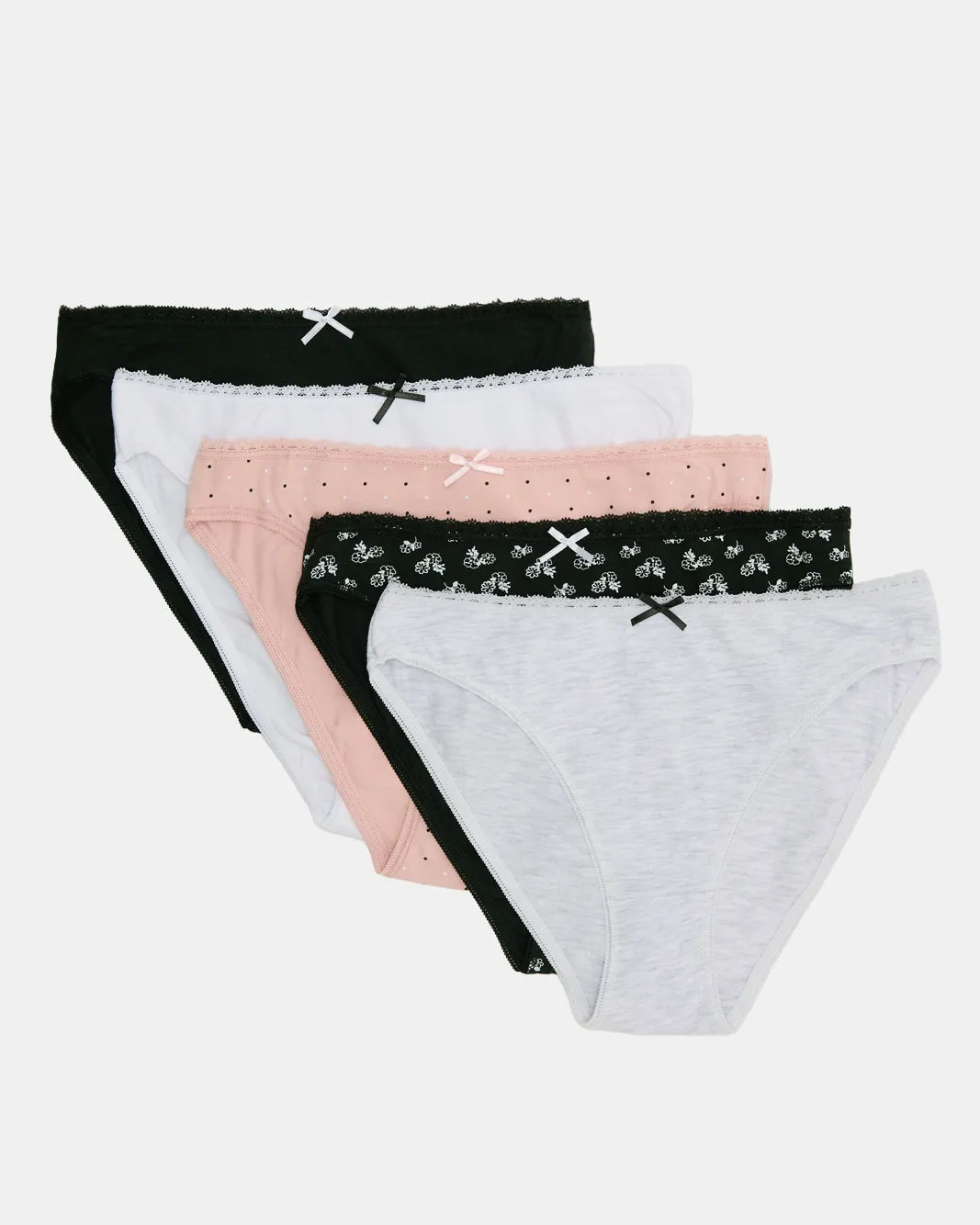 Women Assorted Highleg Brief Set (Pack of 5) sold by Redtag product image thumbnail 5