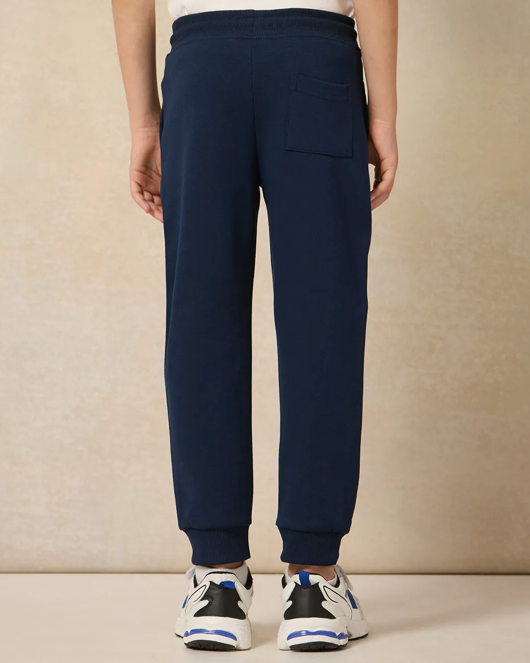 Boys Navy Printed Jogger Pants sold by Redtag product image thumbnail 3