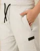 Boys Grey Plain Ottoman Paneled Jog Pants sold by Redtag