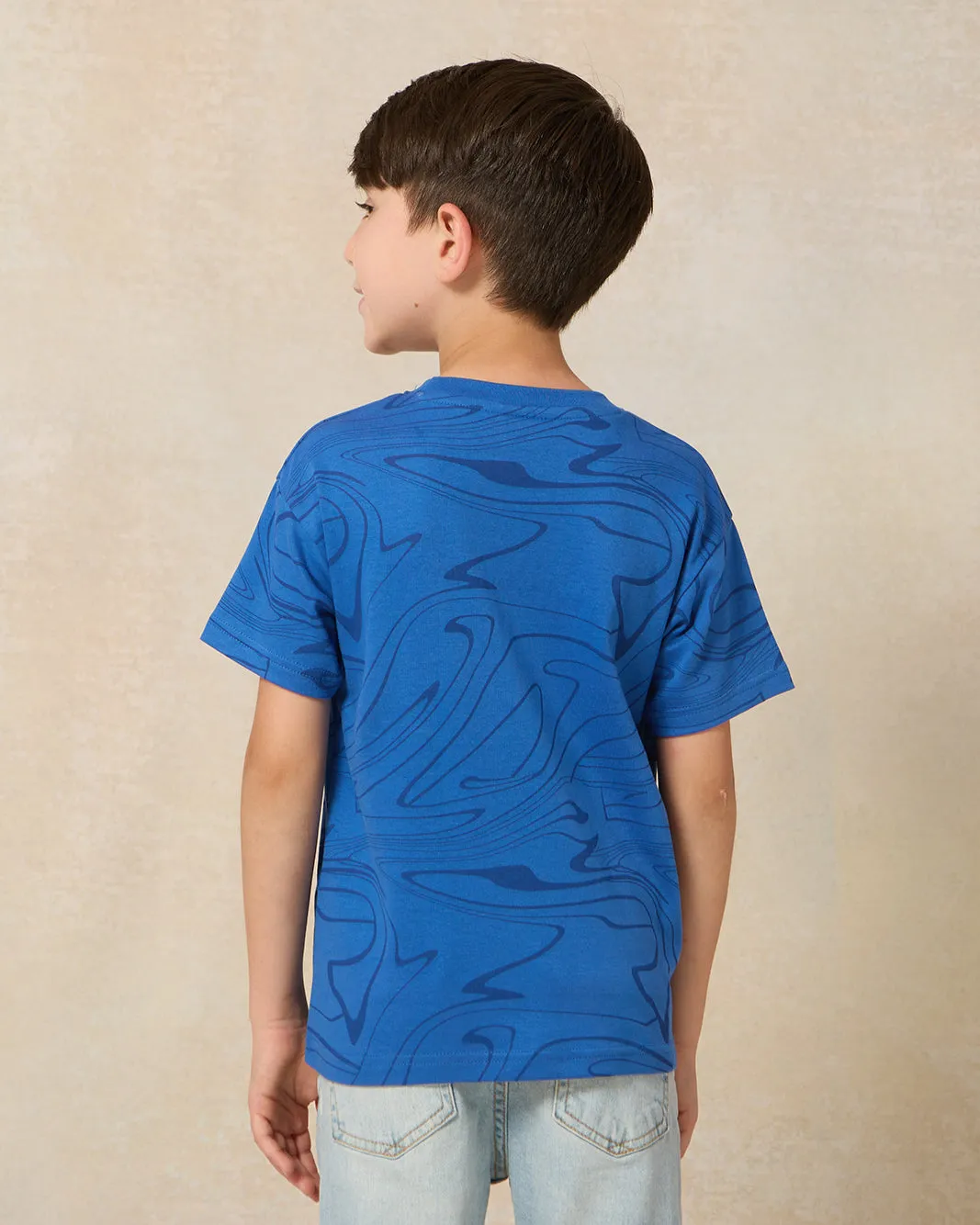 Boys Blue Printed PlayStation Short Sleeve T-Shirt sold by Redtag product image thumbnail 3